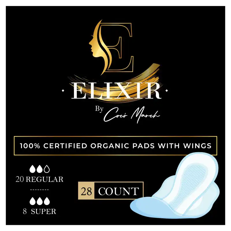 Sustain 100% Certified Organic Cotton Ultra Thin Pads with Wings